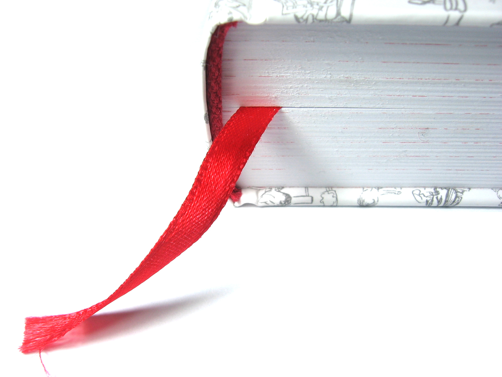 book and red bookmark