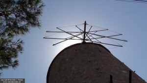 Windmill on the Island of Hydra, Greece