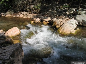 River in Karpenisi, Greece