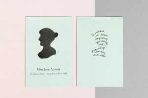 Jane Austen stationery, by uk.moo.com