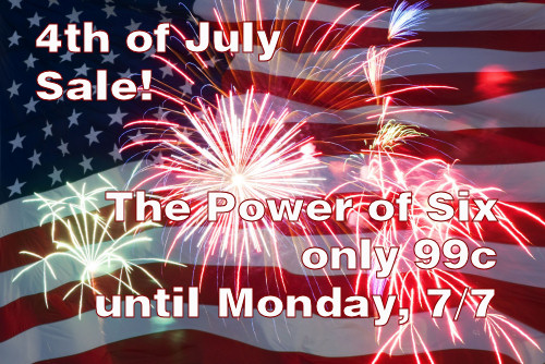 The Power of Six, short science fiction stories, on July 4th sale