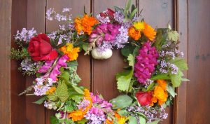 May Day wreath | From the blog of Nicholas C. Rossis, author of science fiction, the Pearseus epic fantasy series and children's books