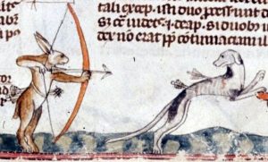 Killer bunnies from medieval manuscript illustrations | From the blog of Nicholas C. Rossis, author of science fiction, the Pearseus epic fantasy series and children's books