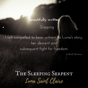 The Sleeping Serpent by Luna Saint Claire | From the blog of Nicholas C. Rossis, author of science fiction, the Pearseus epic fantasy series and children's books