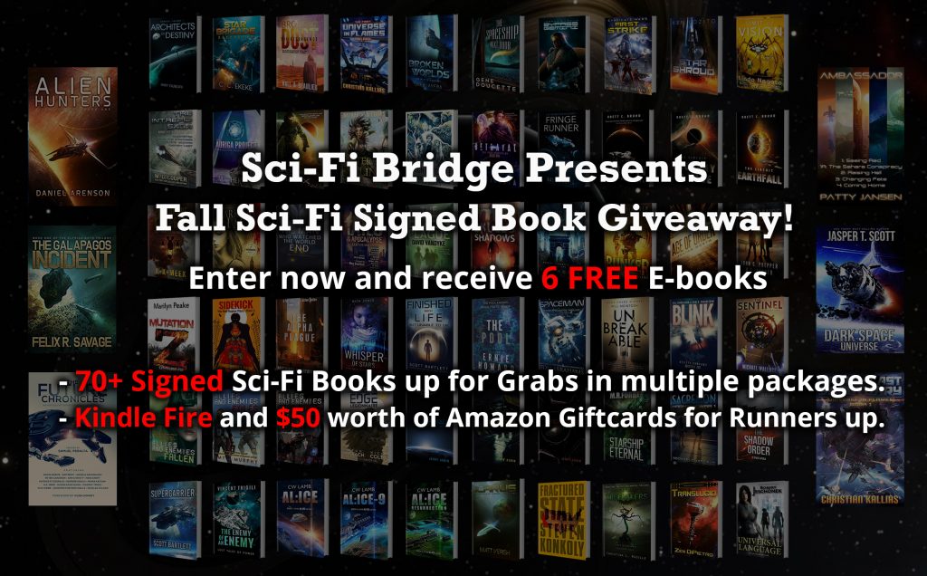 Sci-Fi Bridge Giveaway | From the blog of Nicholas C. Rossis, author of science fiction, the Pearseus epic fantasy series and children's books