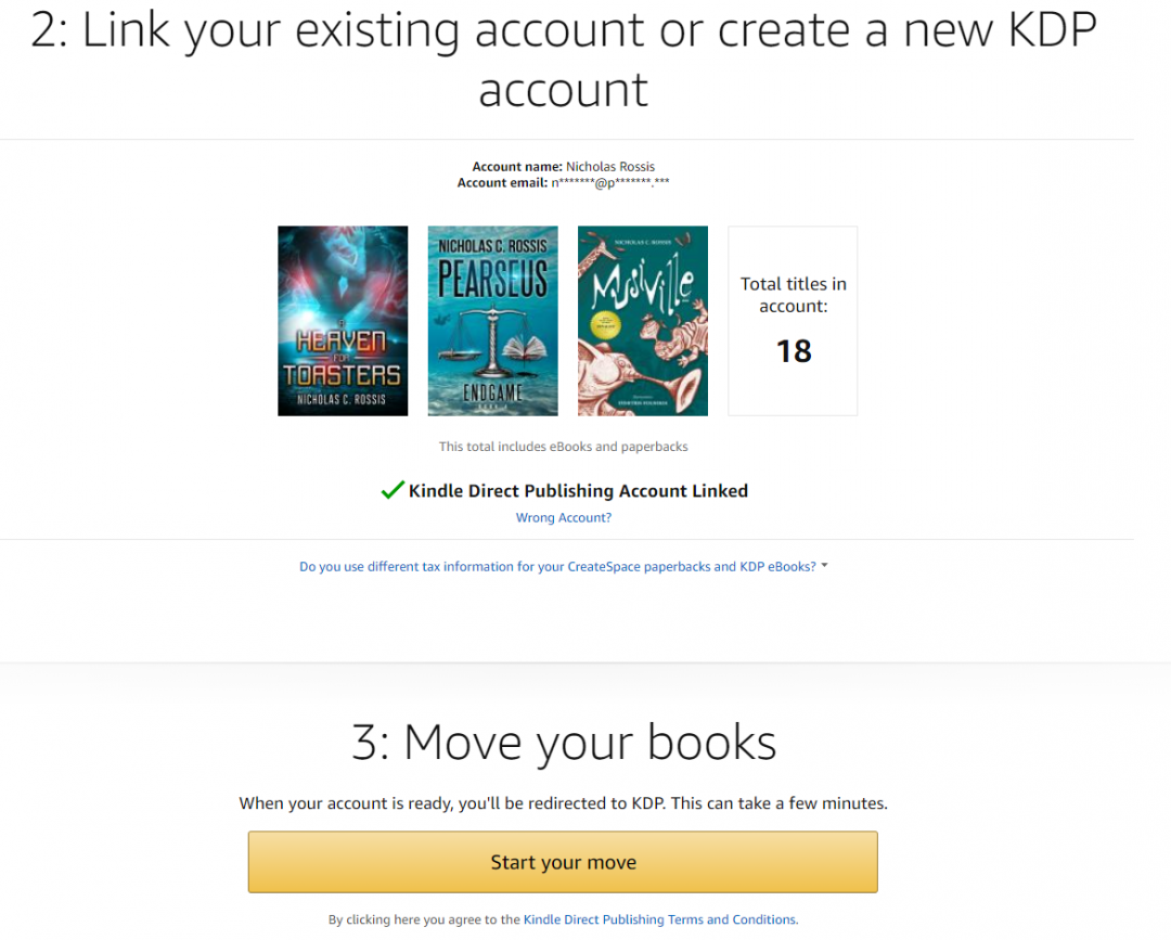 How to move your books from CreateSpace to KDP Print In 3 Easy Steps ...