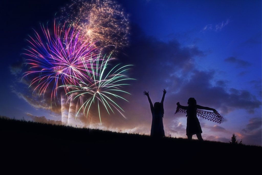 4th July fireworks | From the blog of Nicholas C. Rossis, author of science fiction, the Pearseus epic fantasy series and children's book