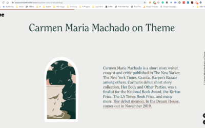 Carmen Maria Machado on Theme