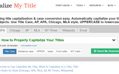 How to Properly Capitalize Your Titles
