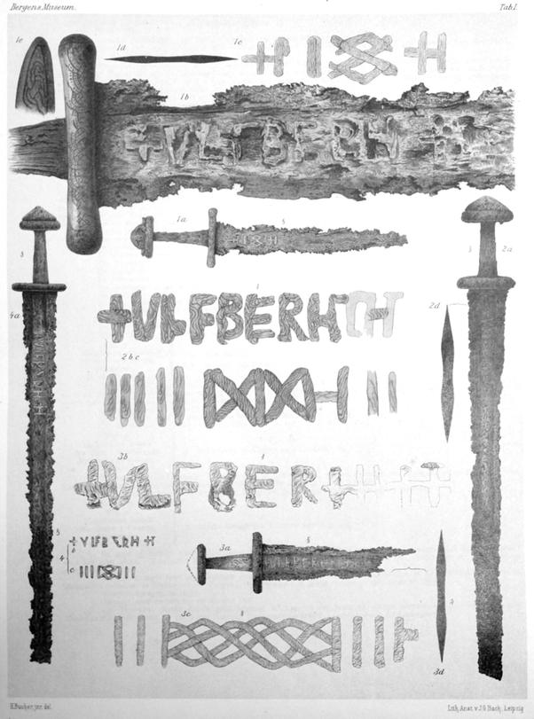 Viking Ulfbehrt sword | From the blog of Nicholas C. Rossis, author of science fiction, the Pearseus epic fantasy series and children's book