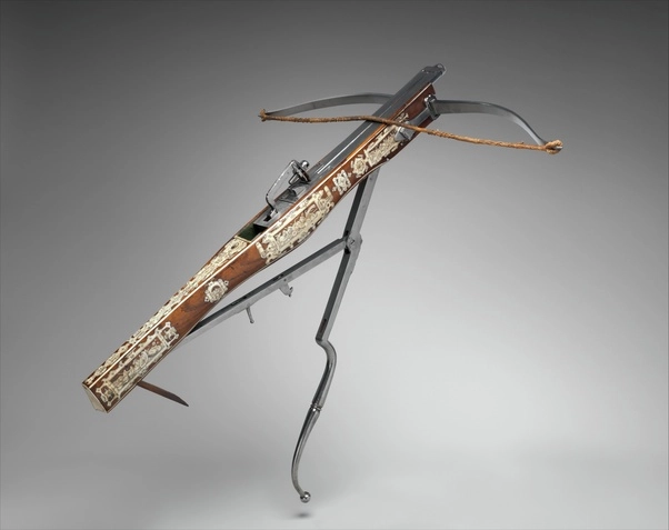 Crossbow with gun | From the blog of Nicholas C. Rossis, author of science fiction, the Pearseus epic fantasy series and children's books